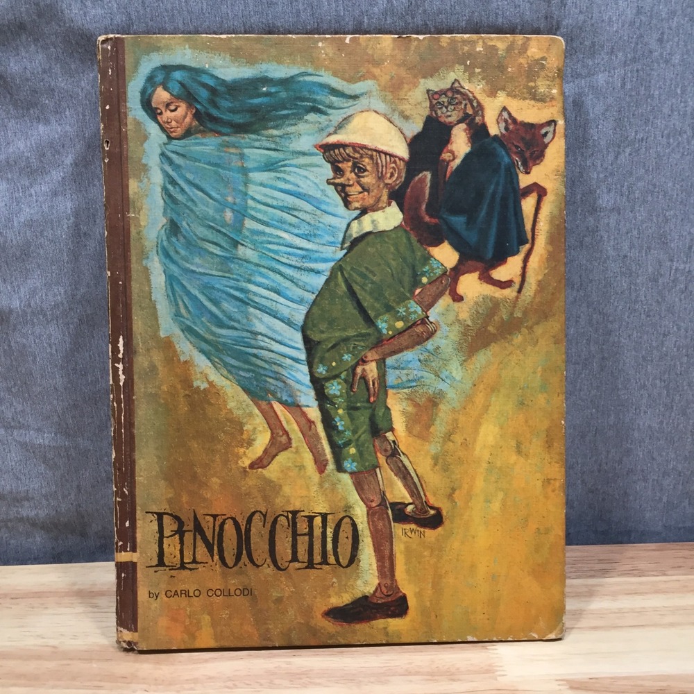 Classic Press Pinocchio Hardcover Educator Classic Library 1968